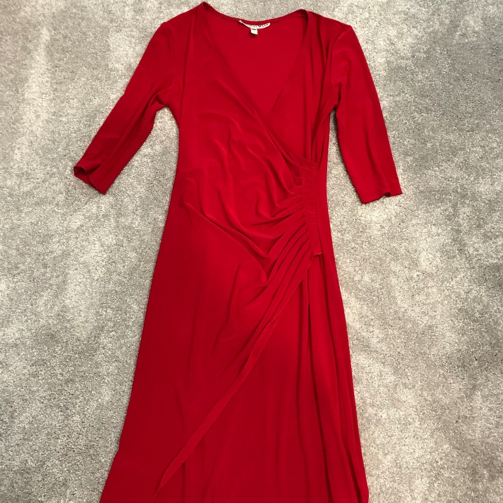 🍀 Dorothy Mann Red Dress